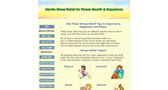 Desktop Screenshot of gentle-stress-relief.com